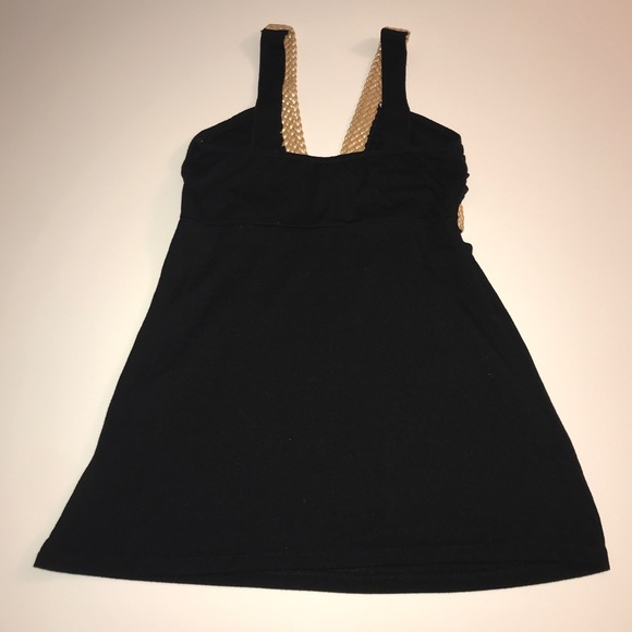 Manifesto Deep V Neck Tank w/Braided Trim - Picture 5 of 7